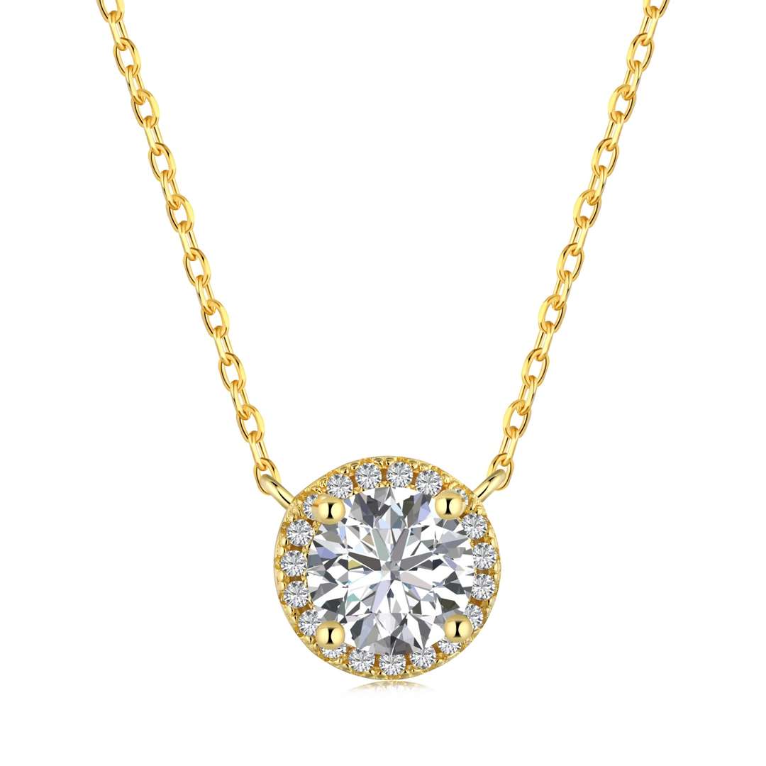 [Lumi Jewellery]Luxurious Round Cut Necklace