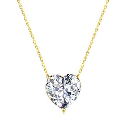 [Lumi Jewellery]6.0 carat Radiant Heart Shape Necklace