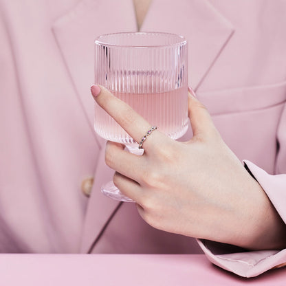 [Lumi Jewellery]Elegant Energetic Round Cut Daily Ring