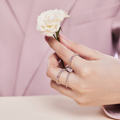[Lumi Jewellery]Elegant Energetic Round Cut Daily Ring