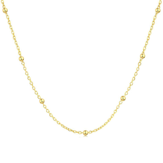 [Lumi Jewellery]Small Bead Clavicle Chain Simple Necklace
