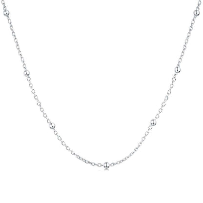 [Lumi Jewellery]Small Bead Clavicle Chain Simple Necklace