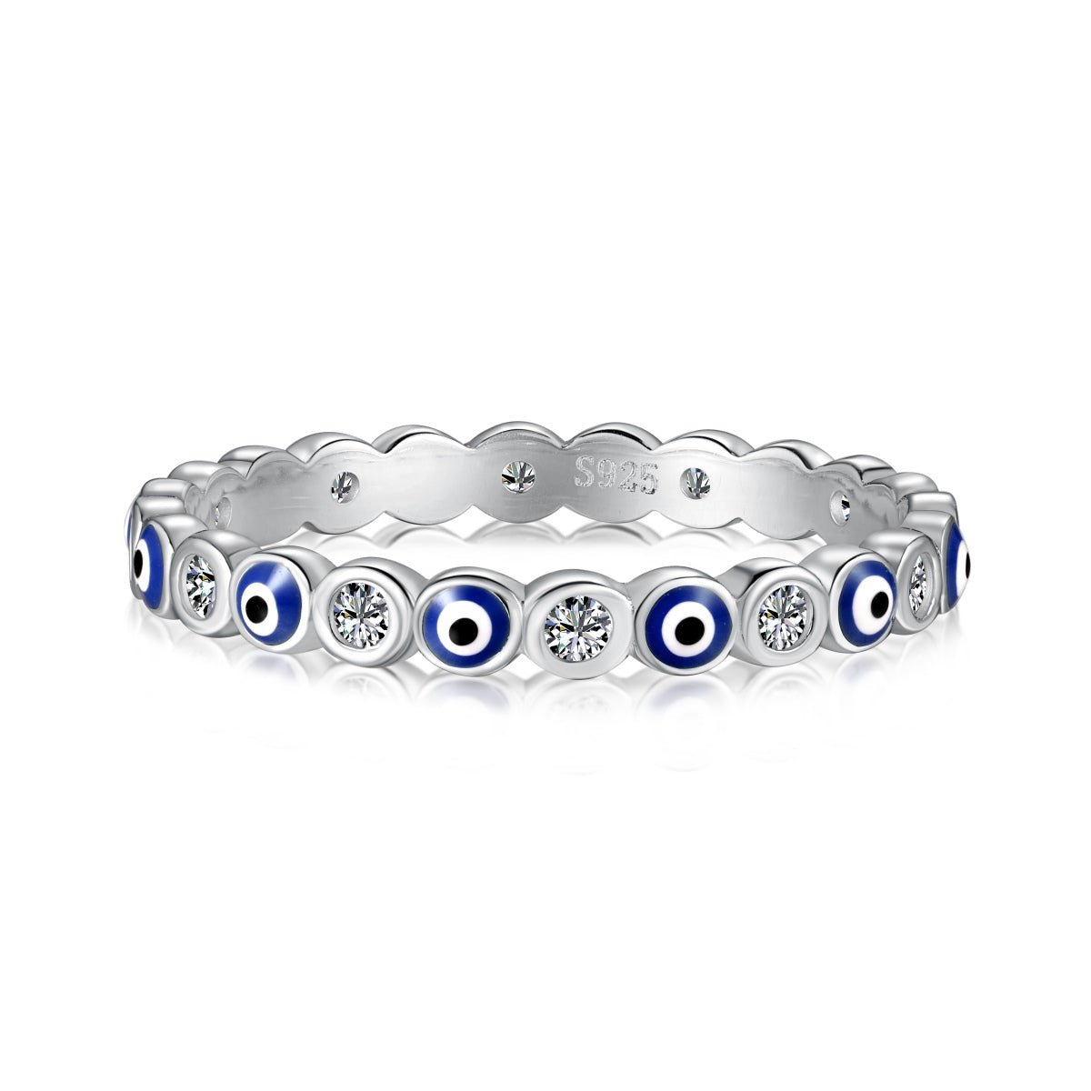 [Lumi Jewellery]Sparkling Vibrant Round Shape Daily Ring