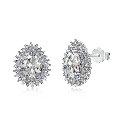 [Lumi Jewellery]Delicate Gorgeous Pear Cut Daily Earrings