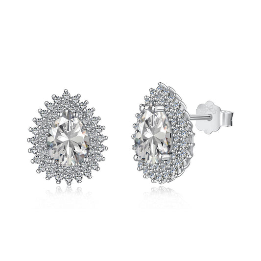 [Lumi Jewellery]Delicate Gorgeous Pear Cut Daily Earrings