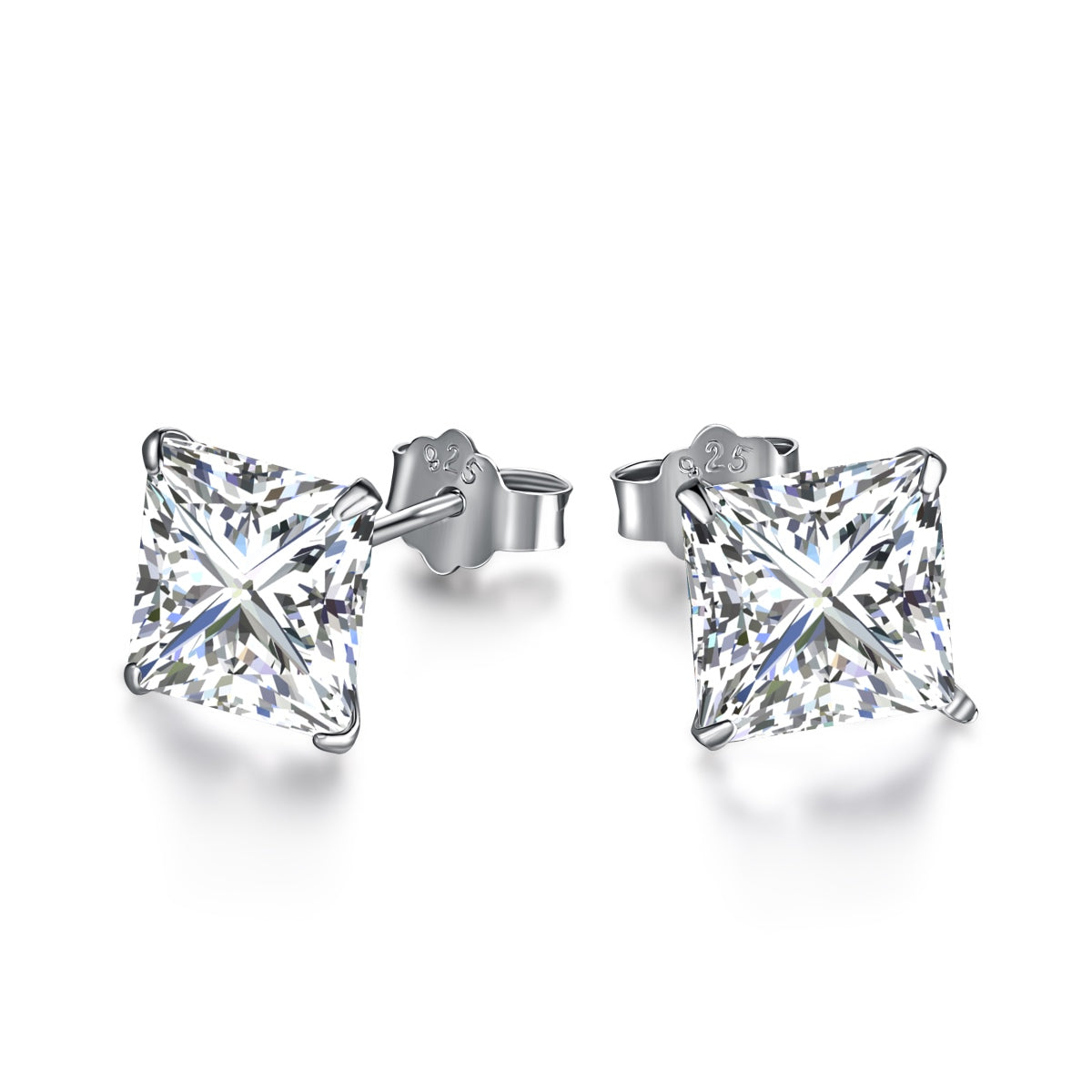 [Lumi Jewellery]Ornate Square Shape Earrings