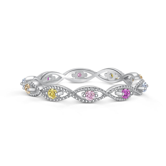 [Lumi Jewellery]Elegant Energetic Round Cut Daily Ring