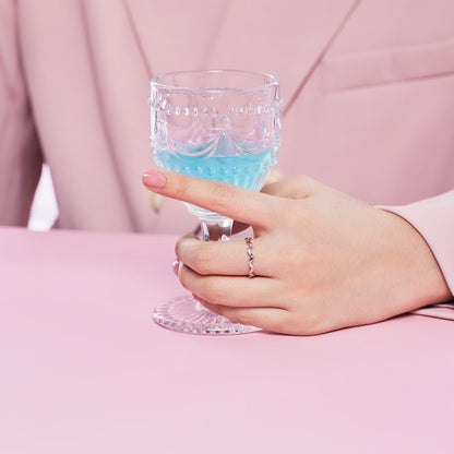 [Lumi Jewellery]Ornate Vibrant Round Cut Daily Ring
