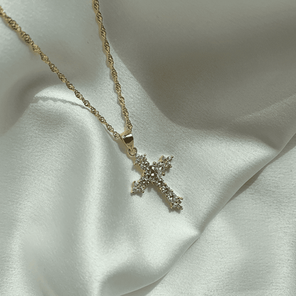[Lumi Jewellery]Delicate Cross Shape Necklace