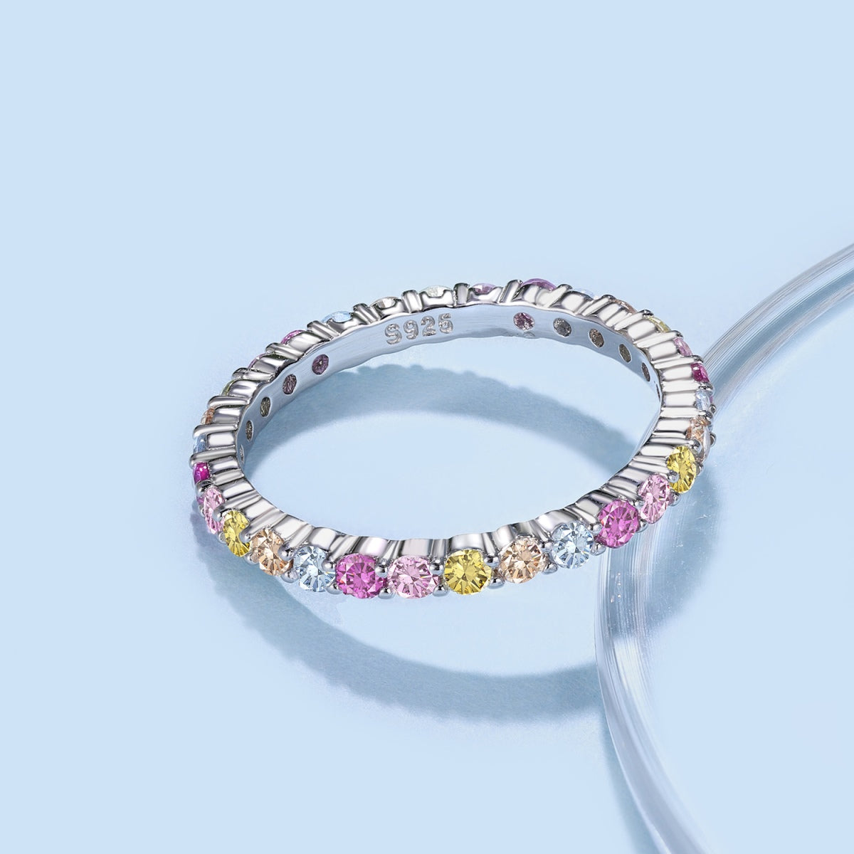 [Lumi Jewellery]Elegant Vivid Round Cut Daily Ring