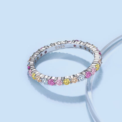 [Lumi Jewellery]Elegant Vivid Round Cut Daily Ring