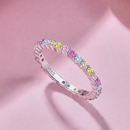 [Lumi Jewellery]Elegant Vivid Round Cut Daily Ring
