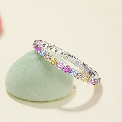 [Lumi Jewellery]Elegant Vivid Round Cut Daily Ring