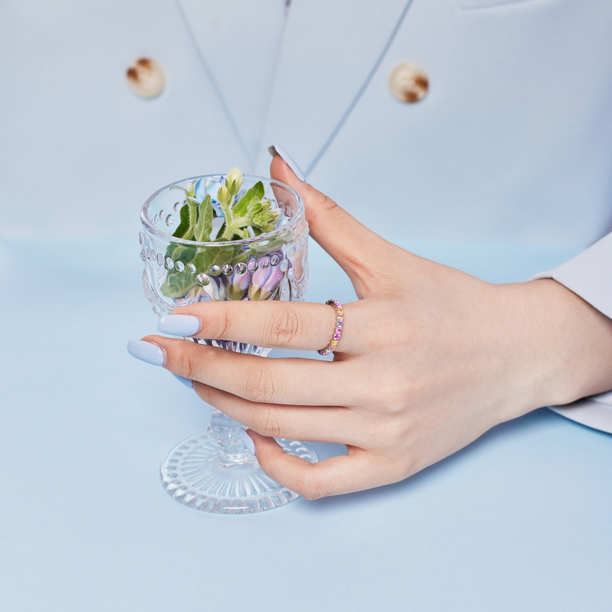[Lumi Jewellery]Dazzling Resplendent Round Cut Party Ring