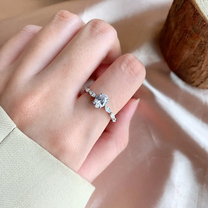 [Lumi Jewellery]0.75 Carat Luxurious Vibrant Elongated Cushion Cut Daily Ring