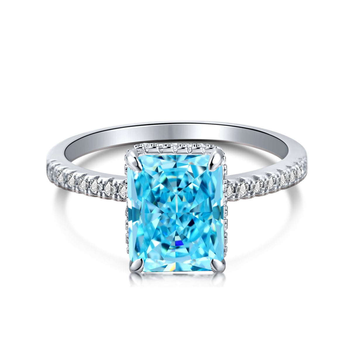 [Lumi Jewellery]4.0 Carat Luxurious Engagement Ring