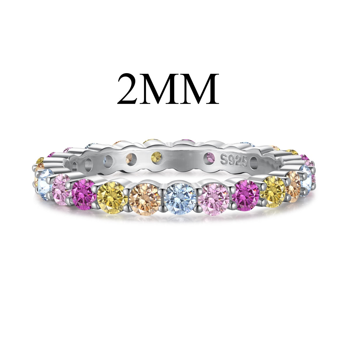 [Lumi Jewellery]Elegant Vivid Round Cut Daily Ring