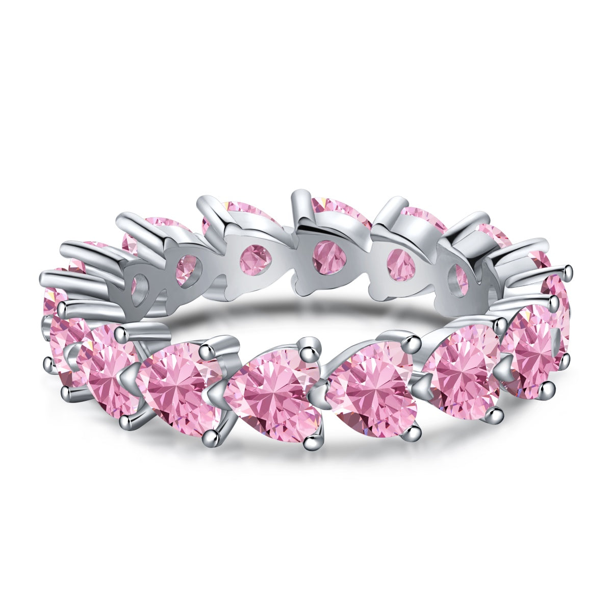 [Lumi Jewellery]0.25 Carat Radiant Romance Heart Cut Lover Ring