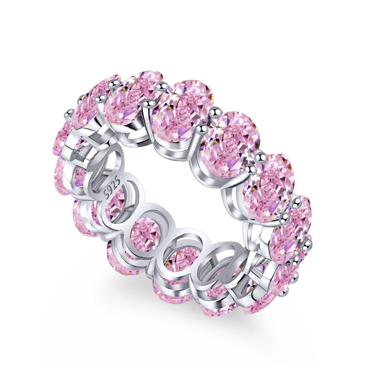 [Lumi Jewellery]Dainty Elongated Cushion Cut Tennis Ring