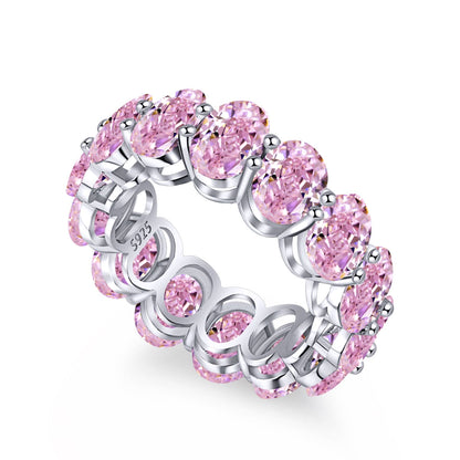 [Lumi Jewellery]Dainty Elongated Cushion Cut Tennis Ring