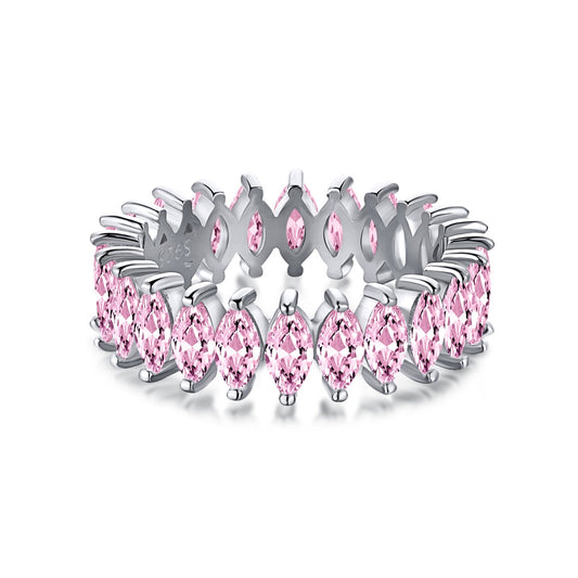 [Lumi Jewellery]Gorgeous Marquise Cut Tennis Ring