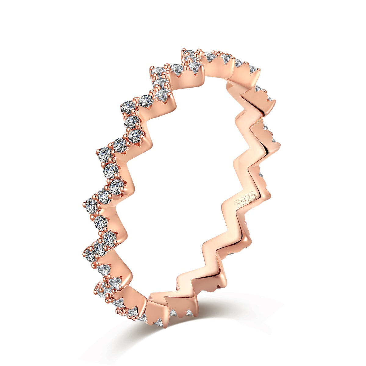 [Lumi Jewellery]Delicate Enchanting Wave Shape Daily Ring