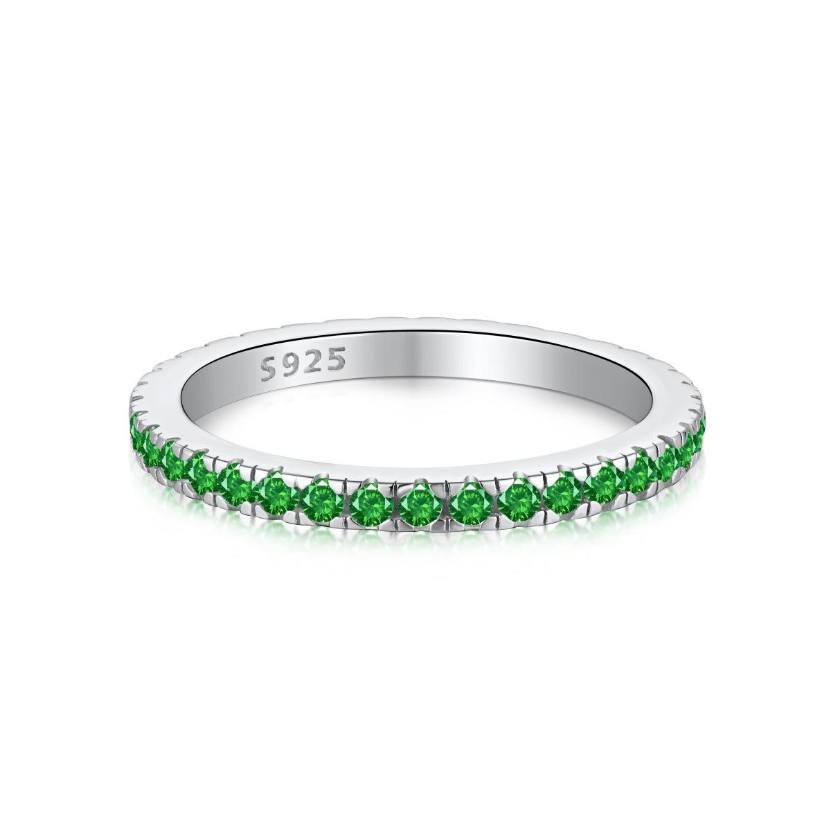 [Lumi Jewellery]Delicate Sparkling Round Cut Daily Ring