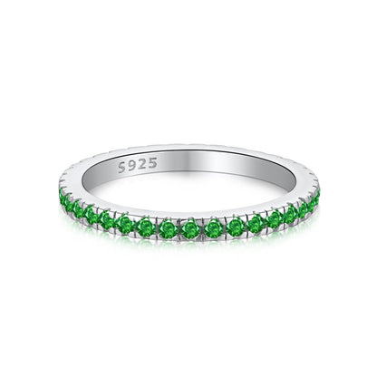 [Lumi Jewellery]Delicate Sparkling Round Cut Daily Ring
