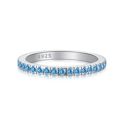 [Lumi Jewellery]Delicate Sparkling Round Cut Daily Ring