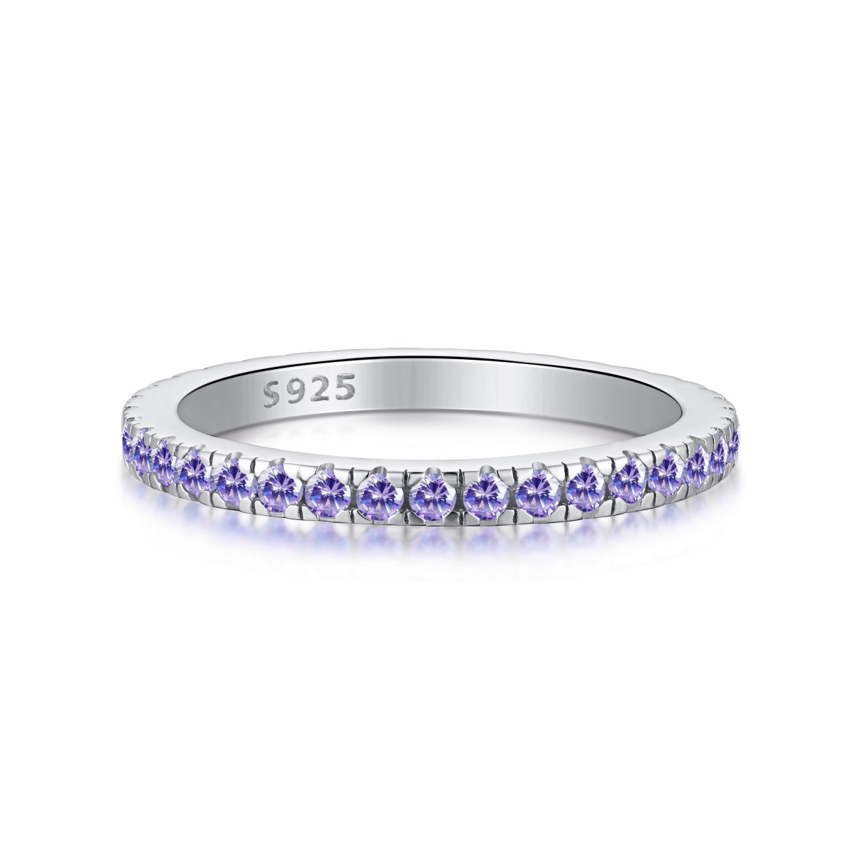 [Lumi Jewellery]Delicate Sparkling Round Cut Daily Ring