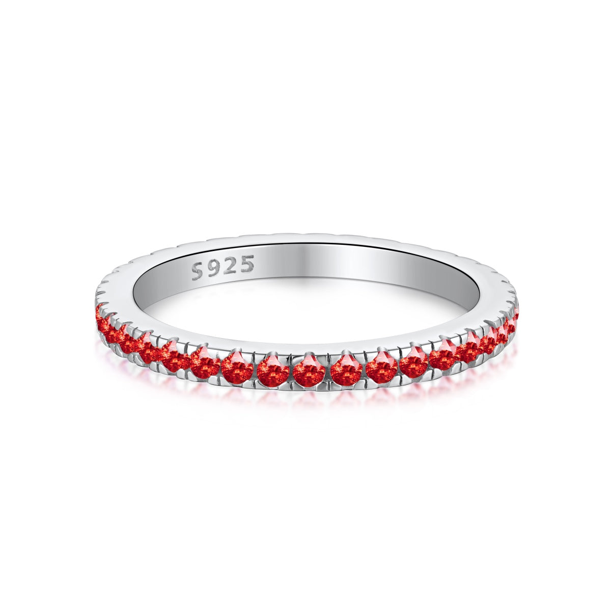 [Lumi Jewellery]Delicate Sparkling Round Cut Daily Ring