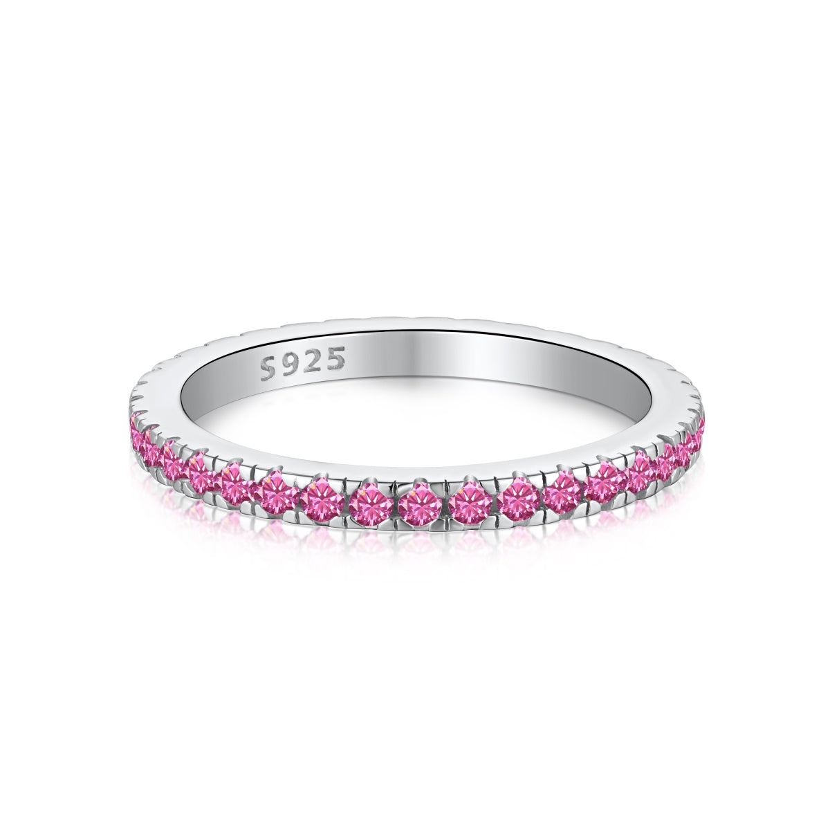 [Lumi Jewellery]Delicate Sparkling Round Cut Daily Ring