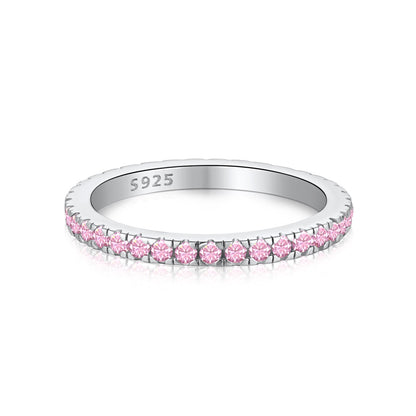[Lumi Jewellery]Delicate Sparkling Round Cut Daily Ring