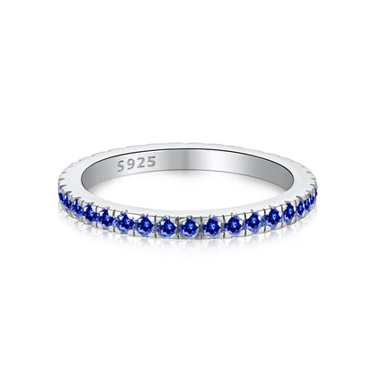 [Lumi Jewellery]Delicate Sparkling Round Cut Daily Ring