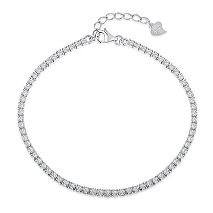 [Lumi Jewellery]Radiant Shinning Princess Cut Tennis Bracelet