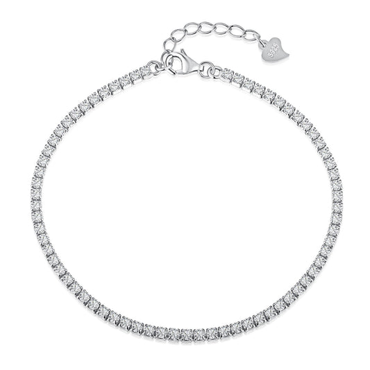 [Lumi Jewellery]Radiant Shinning Princess Cut Tennis Bracelet