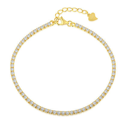 [Lumi Jewellery]Radiant Shinning Princess Cut Tennis Bracelet