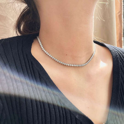 [Lumi Jewellery]Elegant Tennis Chain Necklace