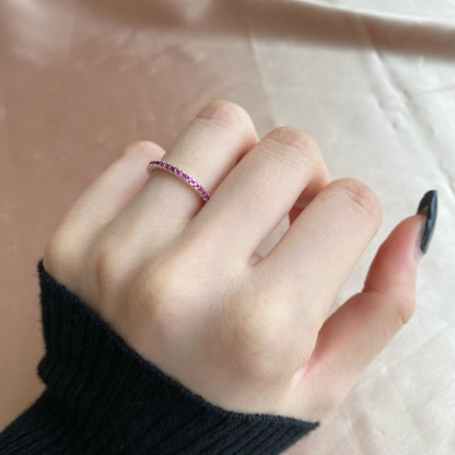 [Lumi Jewellery]Delicate Sparkling Round Cut Daily Ring