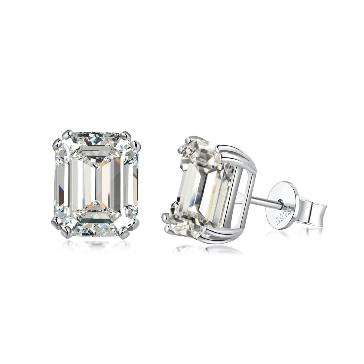 [Lumi Jewellery]Dazzling Square Shape Earrings