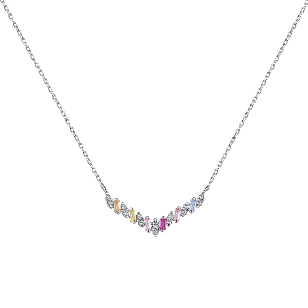 [Lumi Jewellery]Dazzling Rainbow Necklace