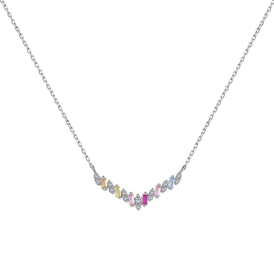 [Lumi Jewellery]Dazzling Rainbow Necklace