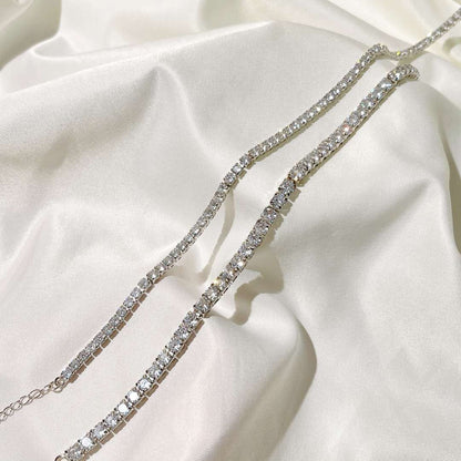 [Lumi Jewellery]Elegant Tennis Chain Necklace