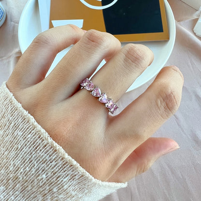 [Lumi Jewellery]0.25 Carat Radiant Romance Heart Cut Lover Ring