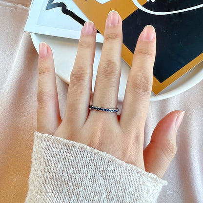 [Lumi Jewellery]Delicate Sparkling Round Cut Daily Ring