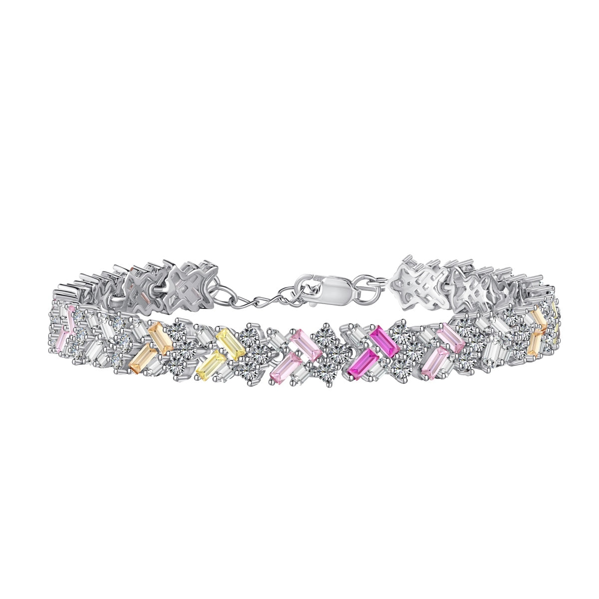 [Lumi Jewellery]Dazzling Unique Multi Shape Daily Bracelet