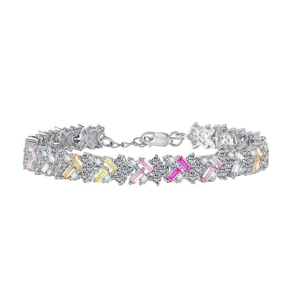[Lumi Jewellery]Dazzling Unique Multi Shape Daily Bracelet
