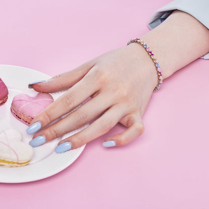 [Lumi Jewellery]Ornate Sparkling Multi Cut Party Bracelet