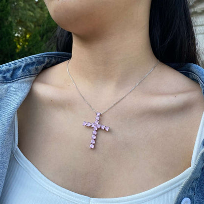 [Lumi Jewellery]Radiant Cross Shape Necklace