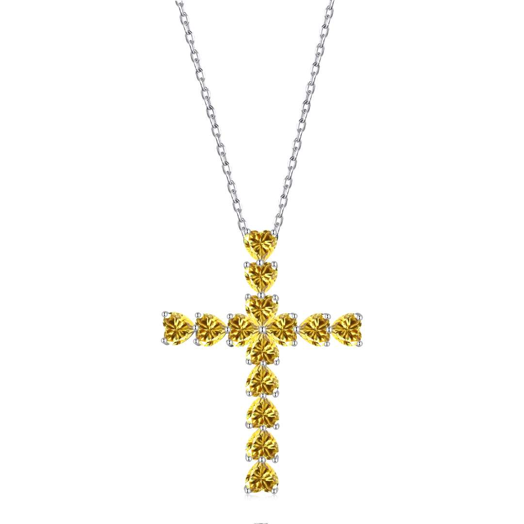 [Lumi Jewellery]Radiant Cross Shape Necklace